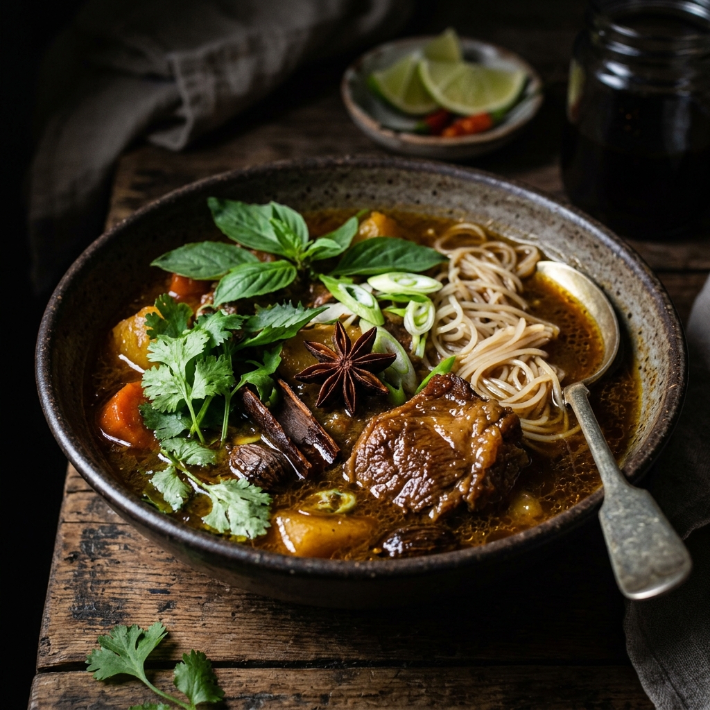 Hủ Tiếu Cà Ri Gà